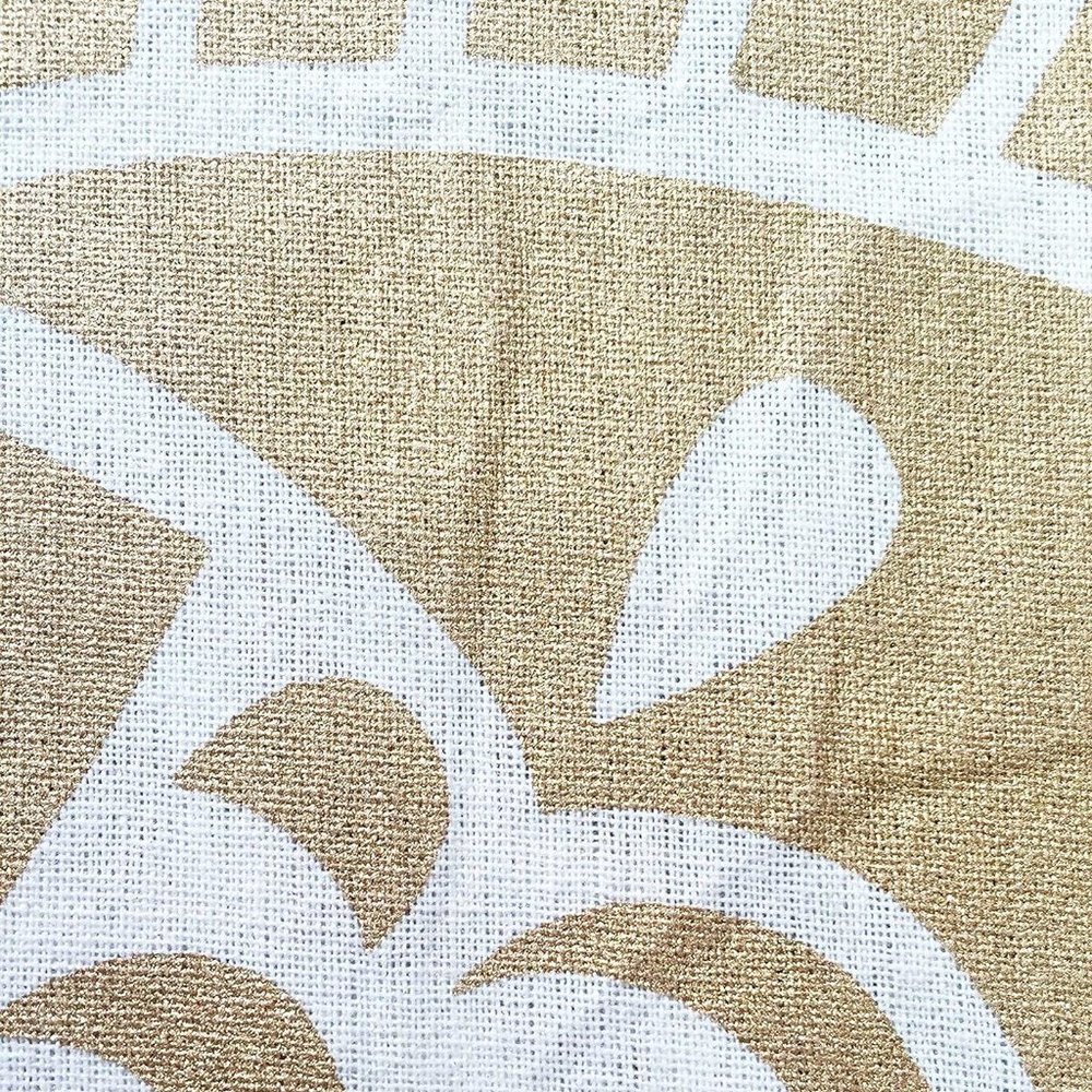 Gold Metallic Look Boho Wall Hanging Cotton Tapestry Bohemian Decor Mandala NEW - Picture 8 of 9